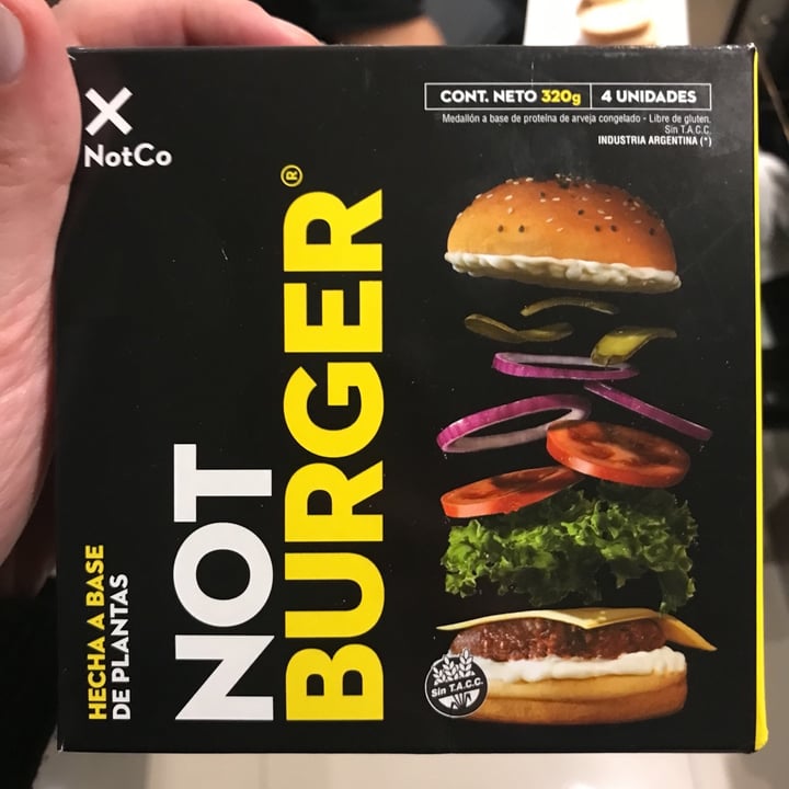 photo of NotCo Not Burger shared by @candelacopes on  11 May 2021 - review