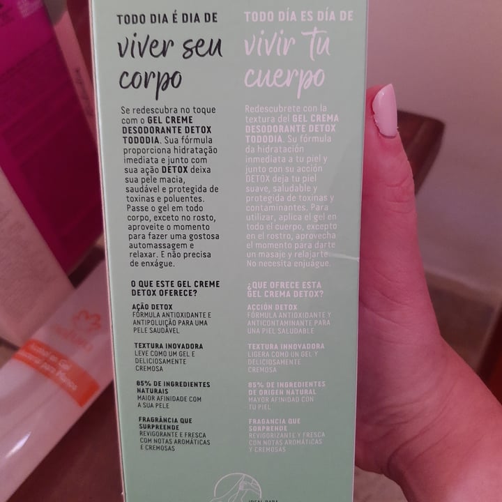 photo of Natura Gel Creme Detox shared by @camimoglia on  22 Sep 2020 - review