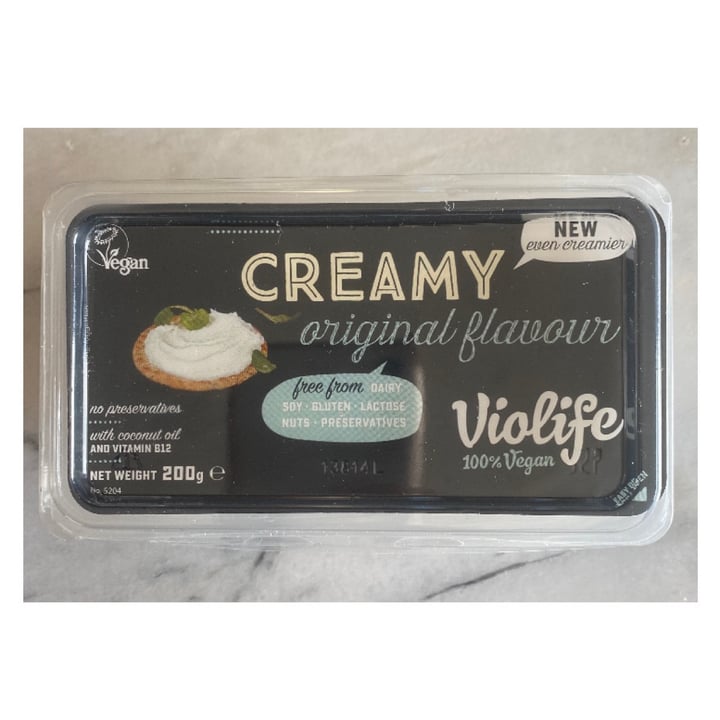 review photo of Violife Creamy Original Flavour shared by @rebecalopes on 05 Aug 2021 - review
