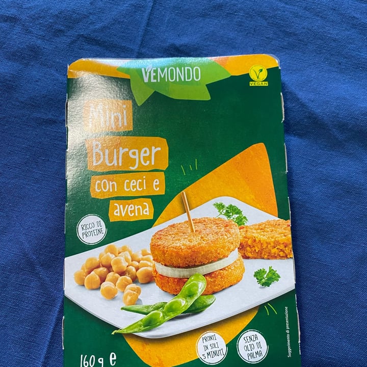 review photo of Vemondo Mini Burger con Ceci e Avena shared by @dicosta on 01 Mar 2022 - review