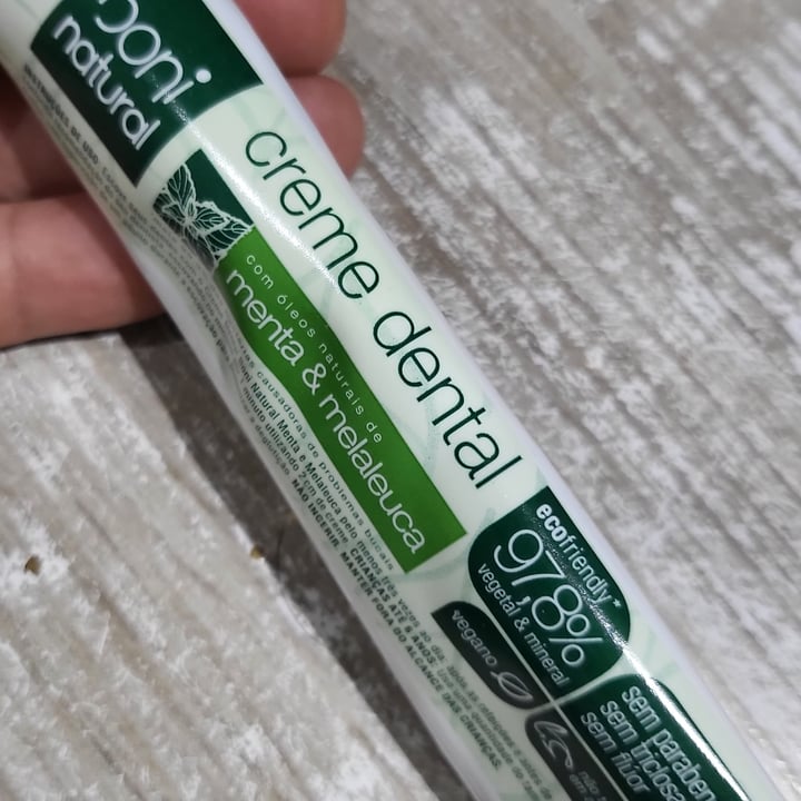 photo of Boni natural Creme Dental Menta & Melaleuca shared by @atlantisangelis on  16 Apr 2022 - review