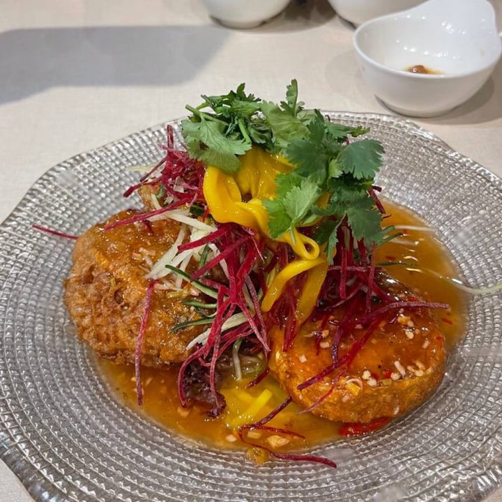 photo of LingZhi Vegetarian - Liat Towers Vegetarian fish with Thai sauce shared by @mehmehrene on  20 Apr 2022 - review