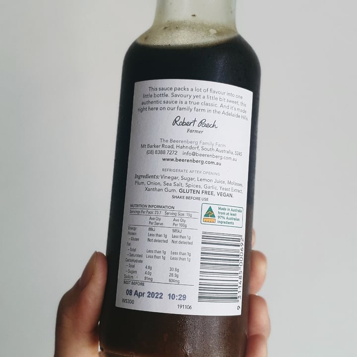 photo of Beerenberg Worcestershire Sauce shared by @simhazel on  27 Aug 2020 - review