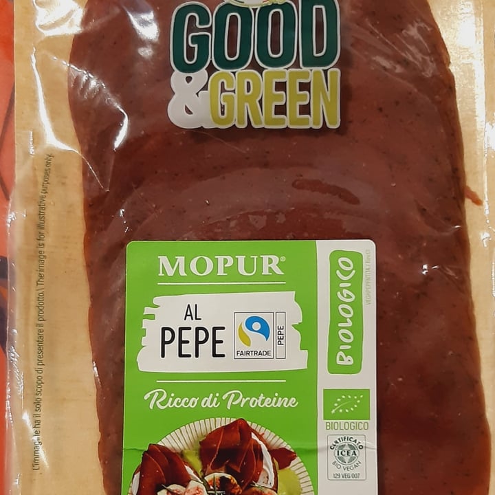 photo of Good & Green Affettato di mopur al pepe shared by @rawnen on  30 Jun 2022 - review