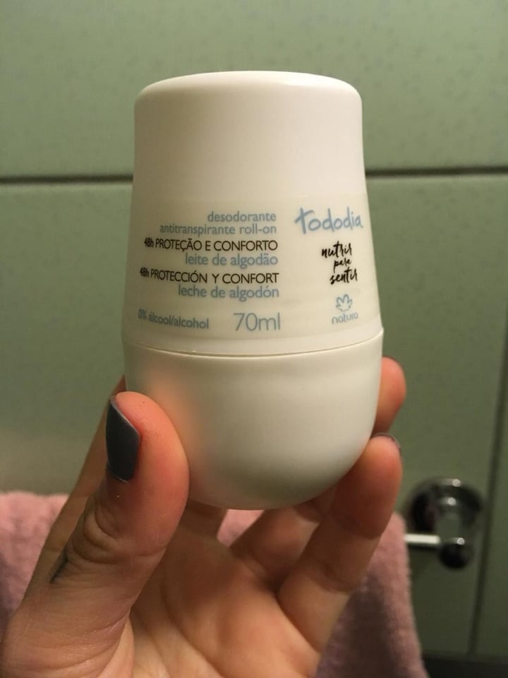 photo of Natura Desodorante Antitranspirante Roll-on Proteccion y Confort Tododia shared by @lauchis on  15 Jul 2019 - review