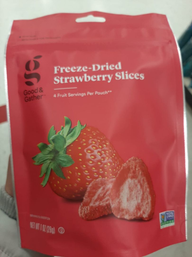 Freeze-dried strawberry slices from Good & Gather - Vegan Product ...