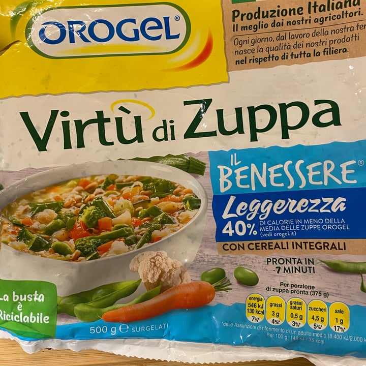 photo of Orogel Virtù Di Zuppa - Leggerezza shared by @chiarabacca on  07 Apr 2022 - review