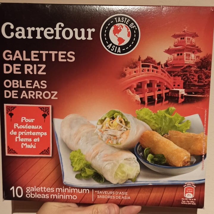 review photo of Carrefour Obleas de arroz shared by @shukaldari on 22 Oct 2021 - review