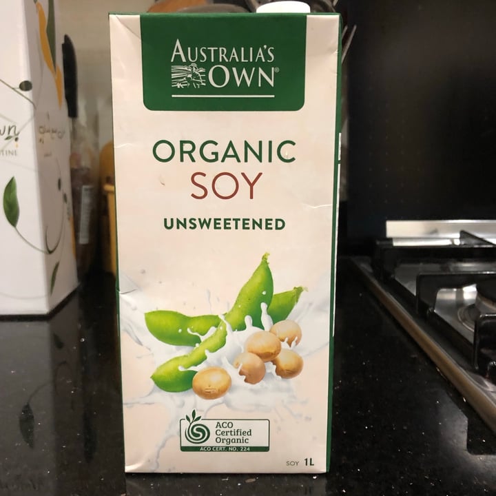 photo of Australia's Own Organic Soy Milk shared by @aishahalattas on  18 Jan 2021 - review