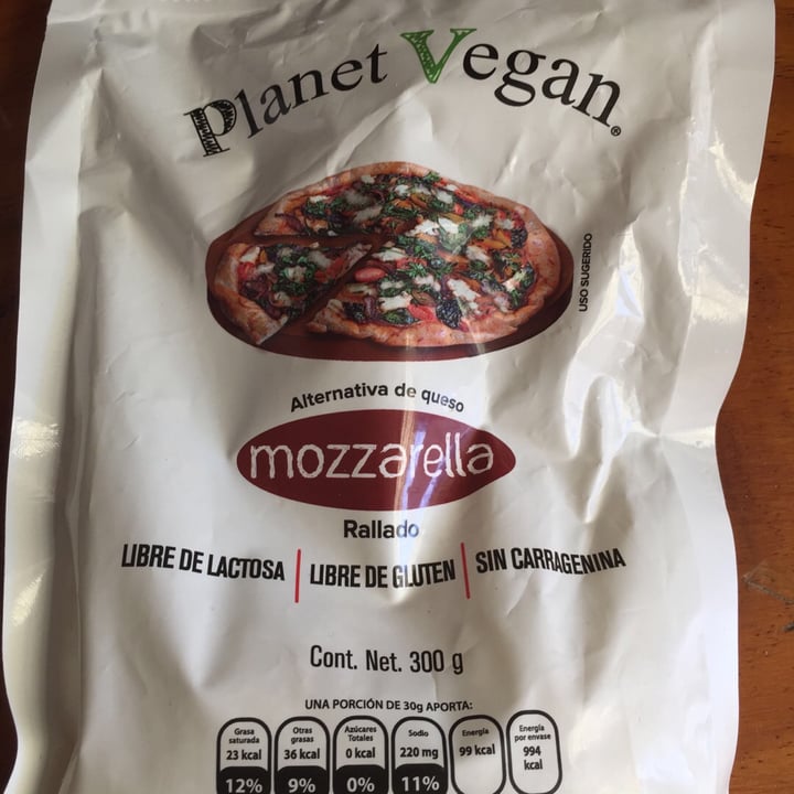 photo of Planet Vegan Mx Queso Mozzarella Rallado shared by @orianaveg on  15 Mar 2020 - review