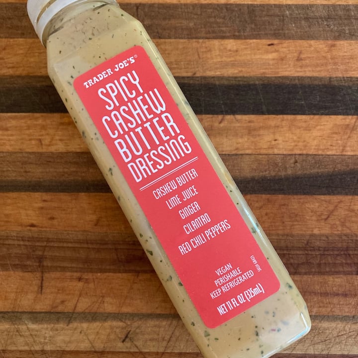photo of Trader Joe's Spicy Cashew Butter Dressing shared by @chefshannon on  18 Oct 2020 - review