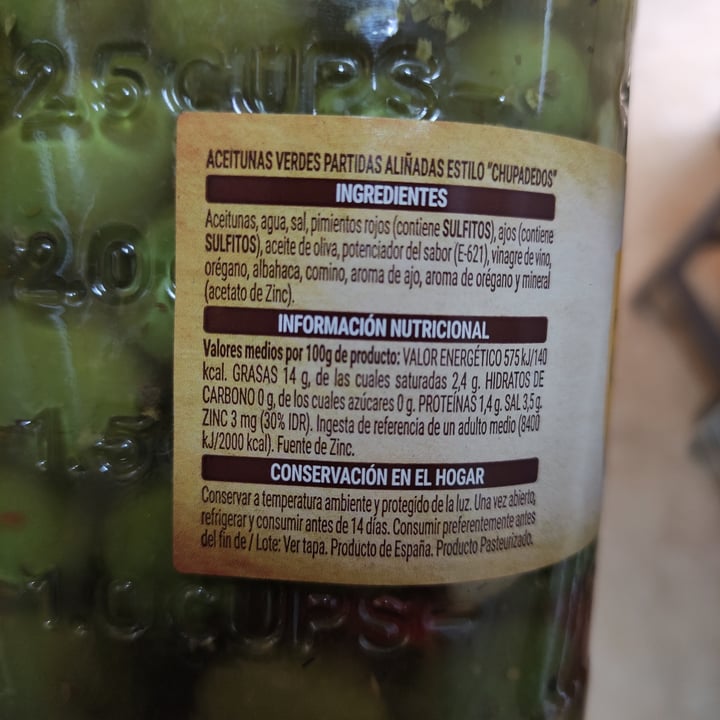 photo of Huerta de barros Aceitunas chupadedos shared by @silviaml on  31 Oct 2020 - review