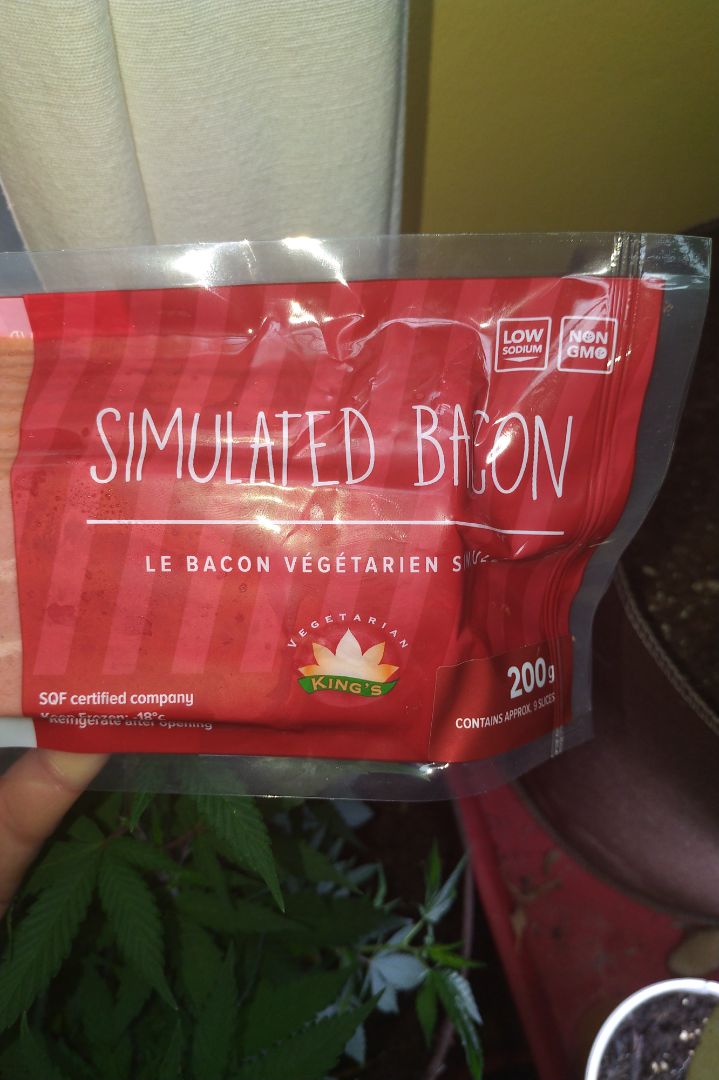 photo of King's Vegetarian Food Vegan Bacon shared by @marniecorinne on  25 Oct 2019 - review