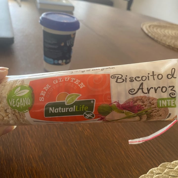 review photo of NaturalLife biscoito de arroz com açafrão shared by @alicemaracaipe on 07 Aug 2022 - review