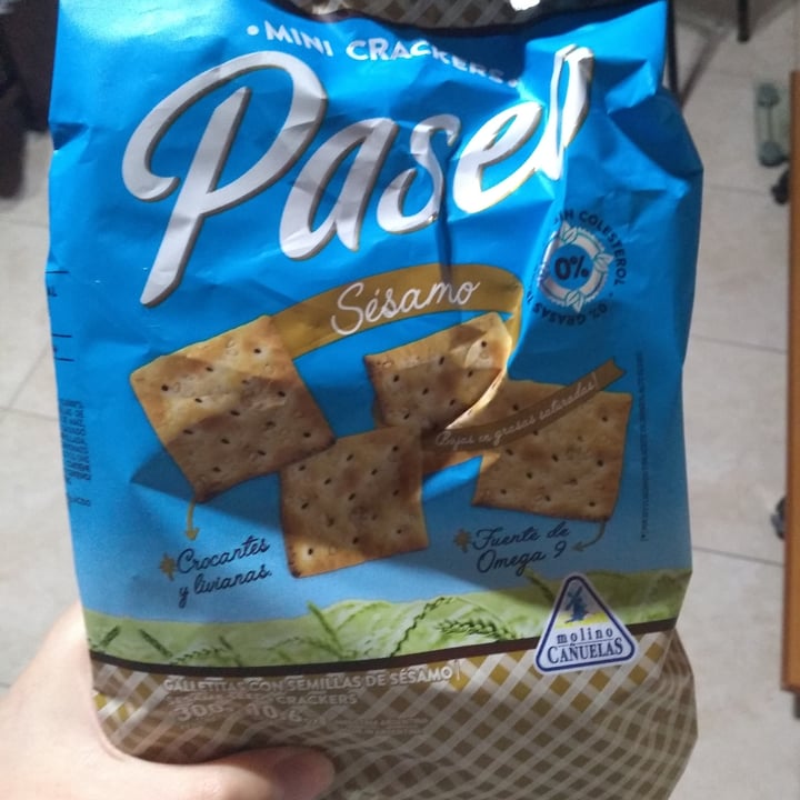 review photo of Molino Cañuelas Galletitas con Sesamo Mini Crackers Paseo shared by @revolucianate on 10 Jun 2020 - review