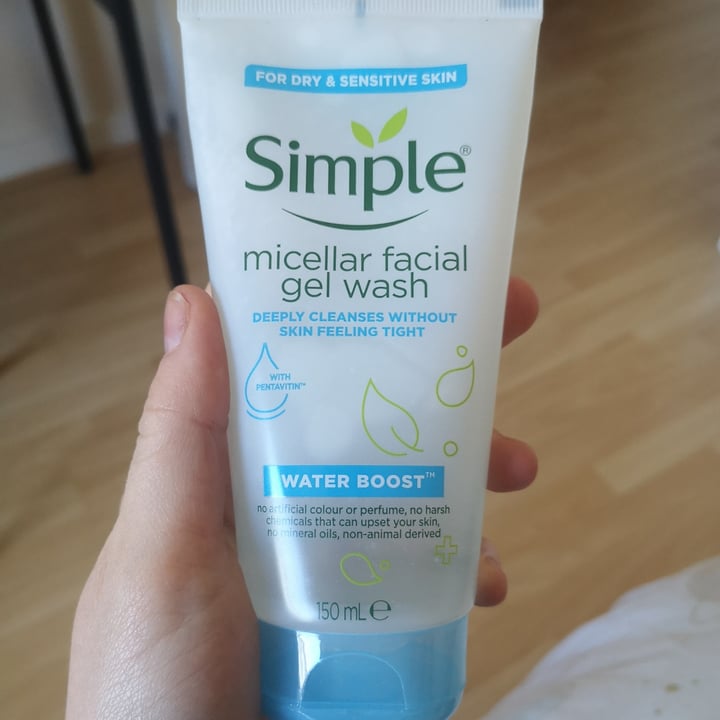 photo of Simple Micellar Facial Gel Wash shared by @mariadesantis on  10 Jun 2021 - review