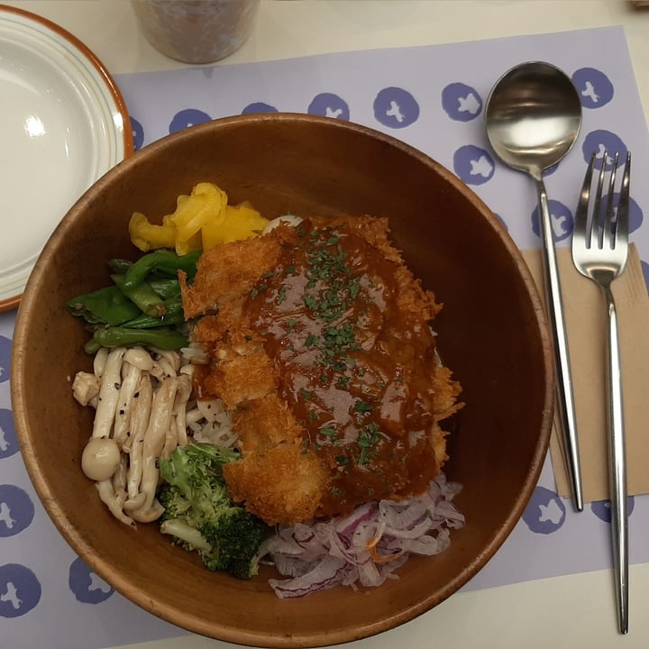 photo of Plantude 두부카츠 채소 덮밥 Tofu Katsu Vegetable Rice Bowl shared by @maiaceto on  02 Sep 2022 - review