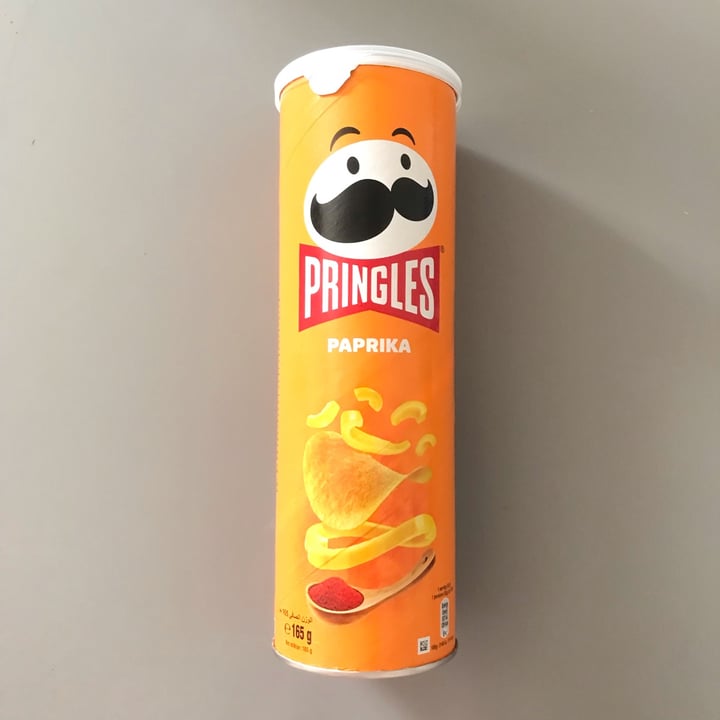 photo of Pringles Paprika shared by @veganforanimal on  18 Aug 2022 - review