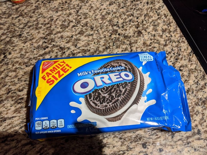 photo of  Mondelēz International Oreo Original shared by @pabloelorza on  03 Apr 2020 - review