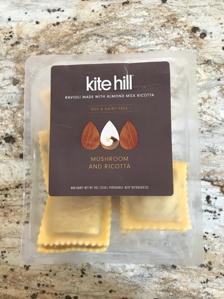 photo of Kite Hill Mushroom Ravioli with Almond Milk Ricotta Alternative shared by @dianna on  10 Sep 2018 - review