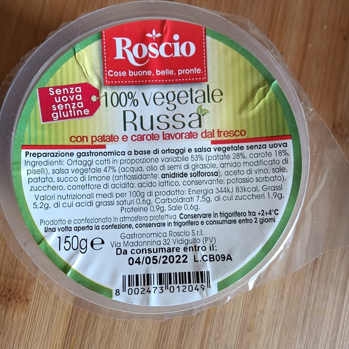 photo of Insalata russa Roscio Insalata Russa Roscio shared by @cristinapavesi on  15 Mar 2022 - review