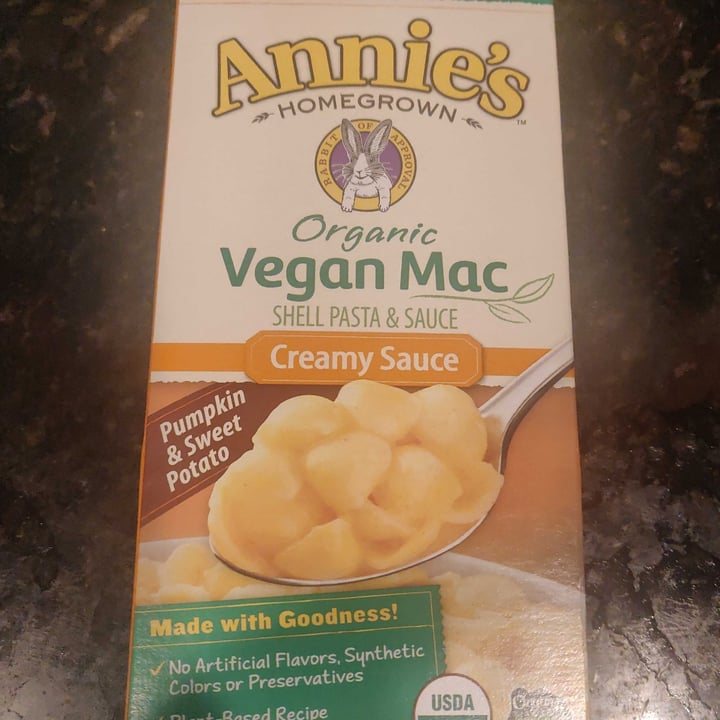 photo of Annie’s Annie’s Organic Vegan Mac Pumpkin And Sweet Potato Creamy Sauce shared by @swegan on  16 Aug 2021 - review