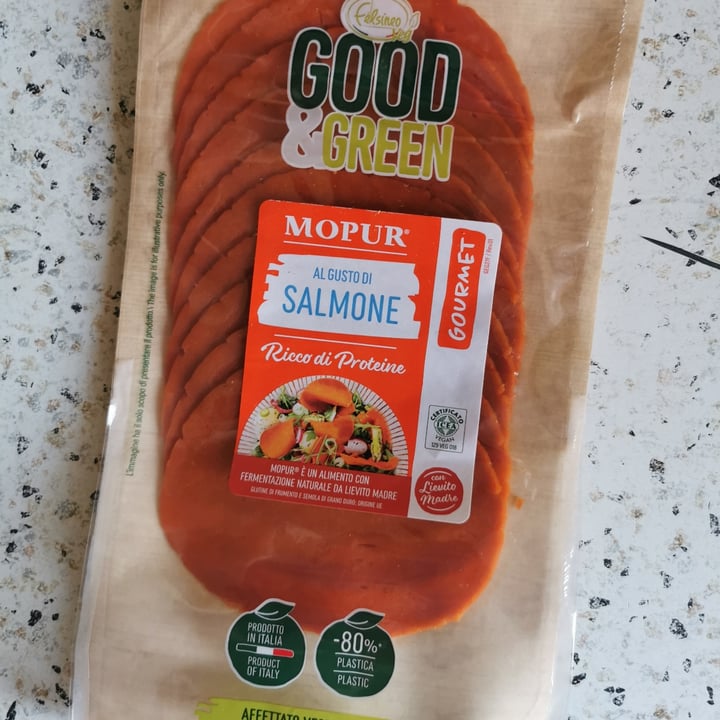 photo of Felsineo Veg Mopur al gusto di salmone shared by @vegveggy on  15 Jul 2022 - review