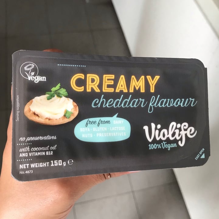 photo of Violife Creamy Cheddar Flavour shared by @rhiannelb on  21 May 2021 - review