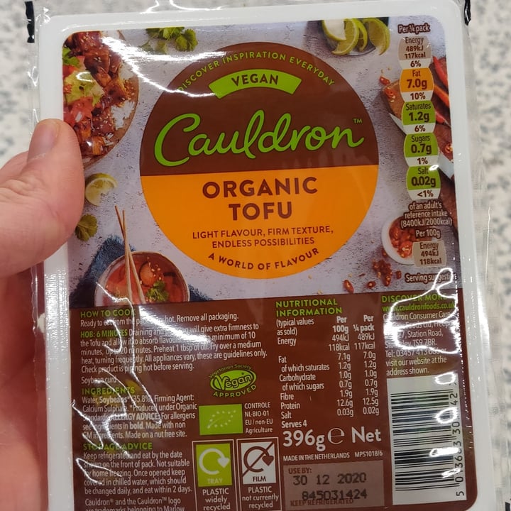 photo of Cauldron Organic Tofu shared by @georgeofearth on  07 Dec 2020 - review