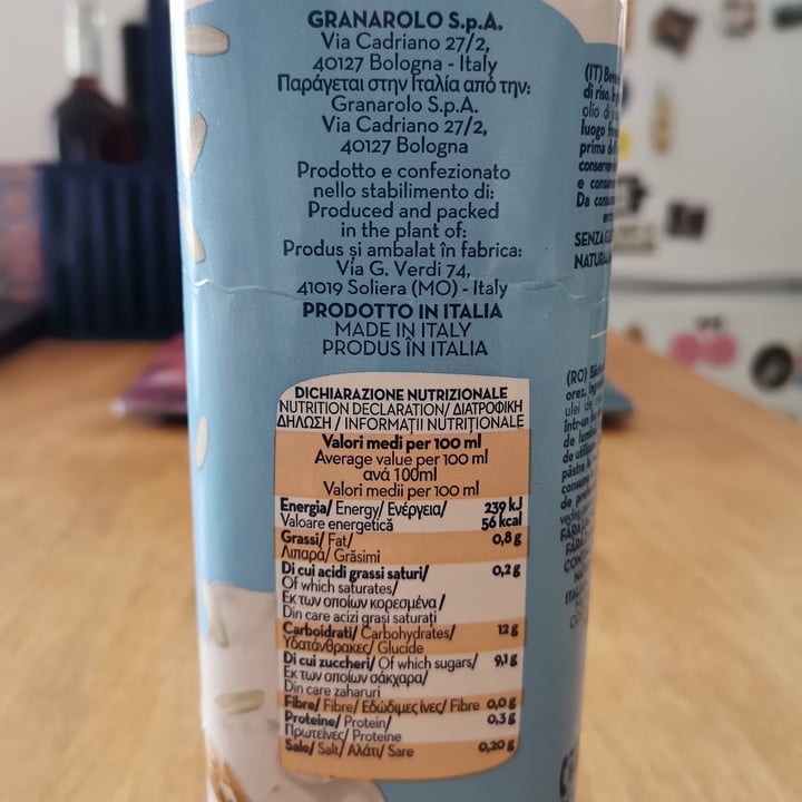 review photo of Granarolo Bevanda Di Riso shared by @giuliagraziano on 02 Apr 2022 - review