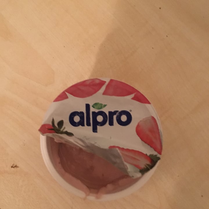 photo of Alpro Strawberry Yogurt shared by @gillhibbitt on  27 Nov 2021 - review
