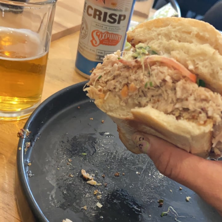 photo of Beyond Sushi (W 56th Street) Jackfruit “tuna”  salad Sandwich shared by @marianamontanozv on  24 May 2021 - review