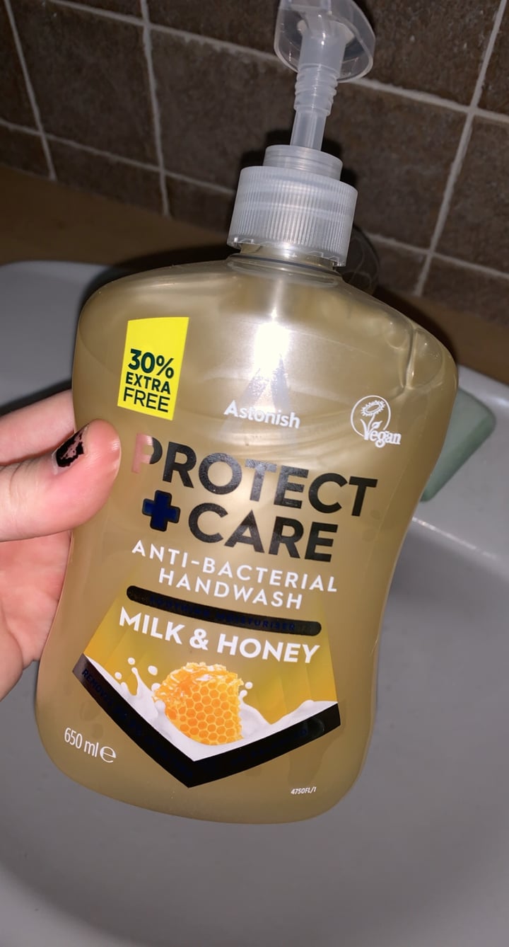 photo of Astonish Milk & Honey Protect & Care Antibacterial Handwash shared by @plantboi on  10 May 2022 - review