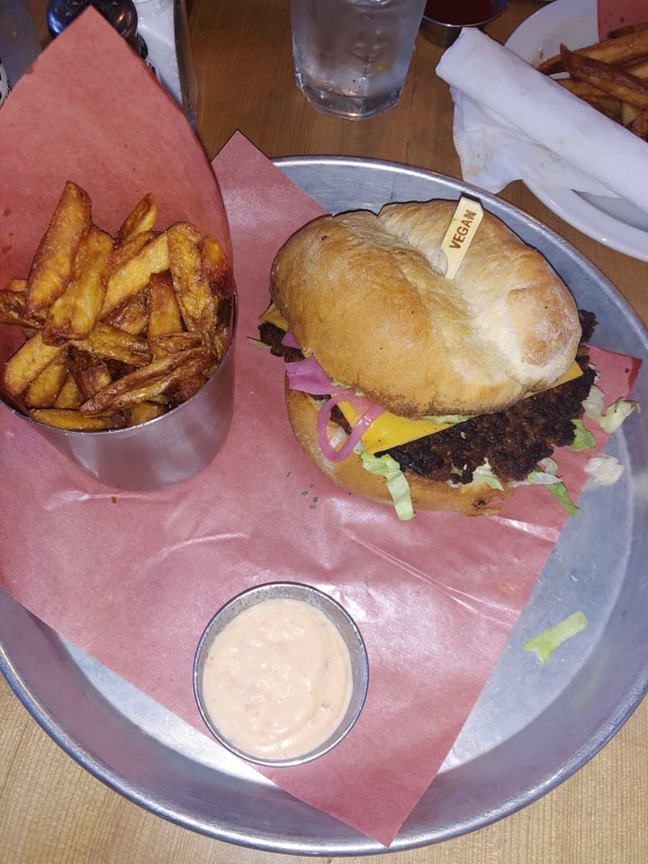 review photo of Beertown Public House Oakville Plant-Based Beertown Burger shared by @jouxjou on 16 Apr 2020 - review