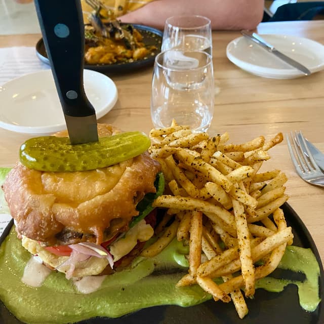 Photo of the dish “Mushroom Cheeseburger”