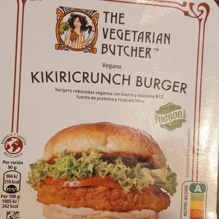 photo of The Vegetarian Butcher Kikiricrunch Burger shared by @men on  20 Oct 2022 - review