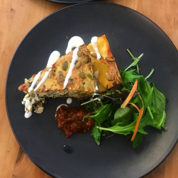 photo of Kaiaroha Spinach and feta quiche shared by @veganfoodienz on  04 Jul 2021 - review