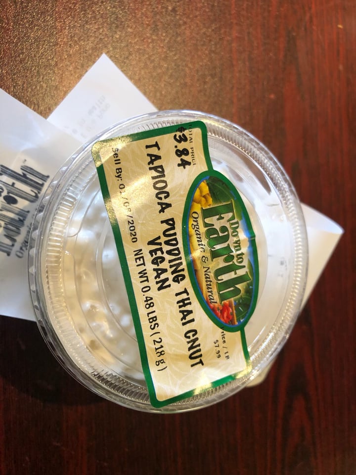 photo of Down to Earth Organic & Natural - Kahului Tapioca Pudding shared by @raatz on  05 Jan 2020 - review