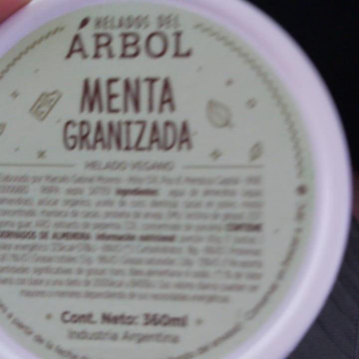 photo of Helados del Árbol Helado De Menta Granizada shared by @bianmontenegro on  26 Aug 2020 - review