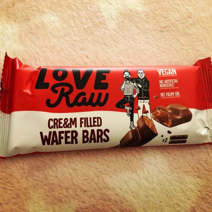photo of LoveRaw Cre&m Filled Wafer Bars shared by @cinzia81 on  22 Aug 2021 - review