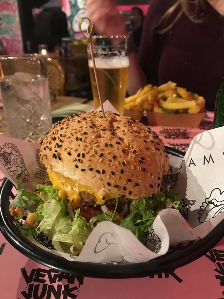 review photo of Vegan Junk Food Bar Burger & Fries shared by @tanjey on 30 Jun 2019 - review