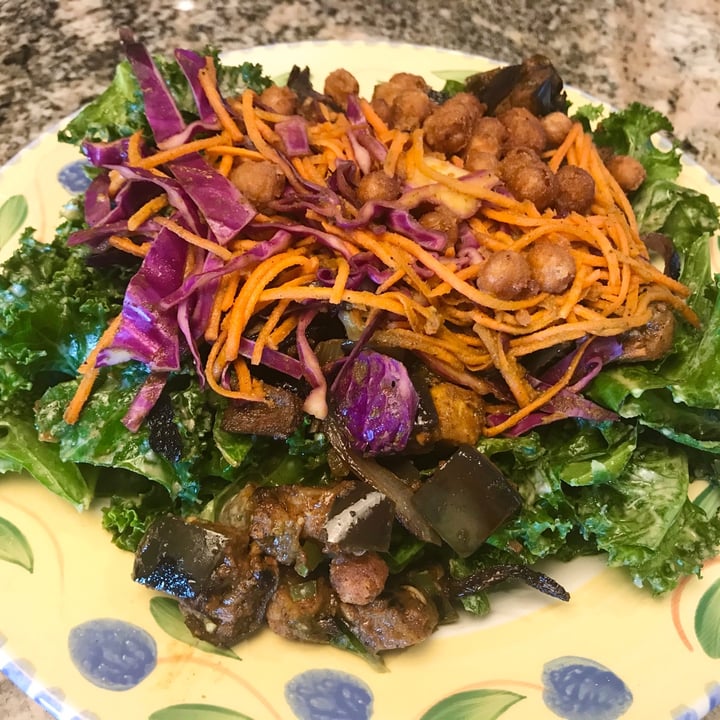 photo of The Sudra Spicy Eggplant Salad With Mixed Vegetables shared by @pdxveg on  23 Apr 2020 - review