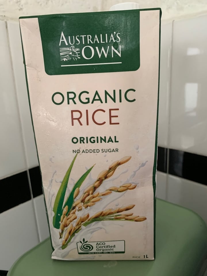 review photo of Australia's Own Organic rice Milk shared by @pvdsluijs on 27 Jun 2020 - review