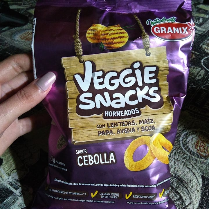 photo of Granix Veggie Snacks Sabor Cebolla shared by @leilanahir on  16 Jul 2021 - review