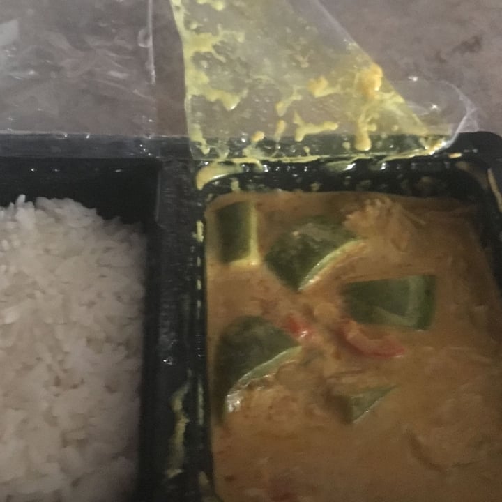 review photo of Trader Joe's Yellow Jackfruit Curry with Jasmine Rice shared by @veganenthusiast4life on 27 Dec 2021 - review