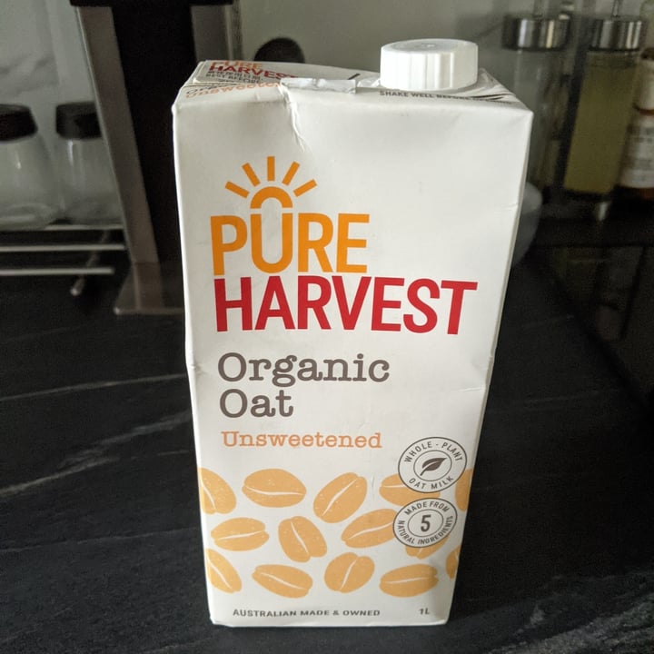 photo of Pureharvest Organic Oat Unsweetened shared by @davidvu on  06 Dec 2021 - review