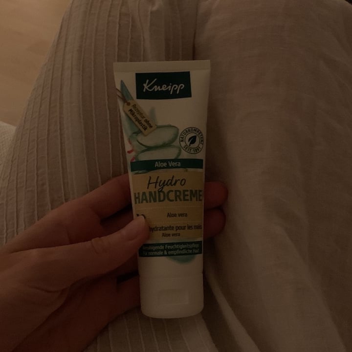 photo of Kneipp Hand creme Aloe Vera shared by @mathildegilhet on  20 Apr 2022 - review