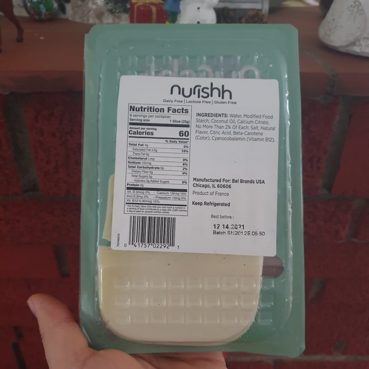 photo of Nurishh Mozzarella Style Slices shared by @autumnleaves on  25 Dec 2021 - review