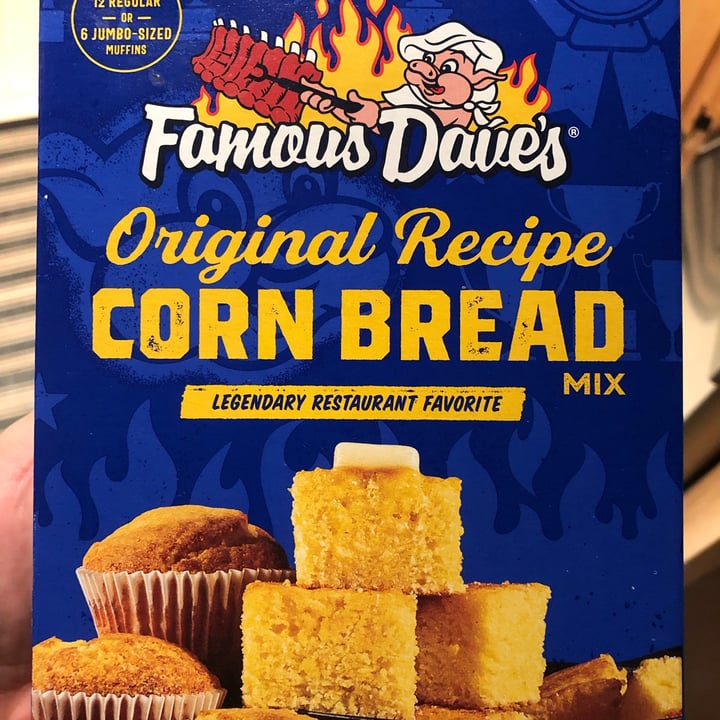 photo of Famous Dave’s Famous Dave’s Corn Bread Mix shared by @action4animals223 on  02 Jan 2022 - review