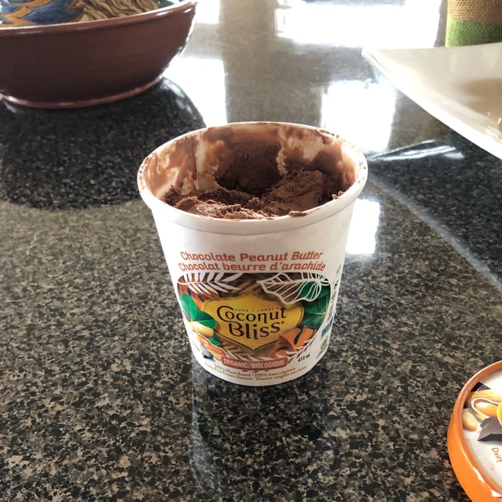 photo of Coconut Bliss Chocolate Peanut Butter shared by @veganweirdo8 on  03 Sep 2020 - review